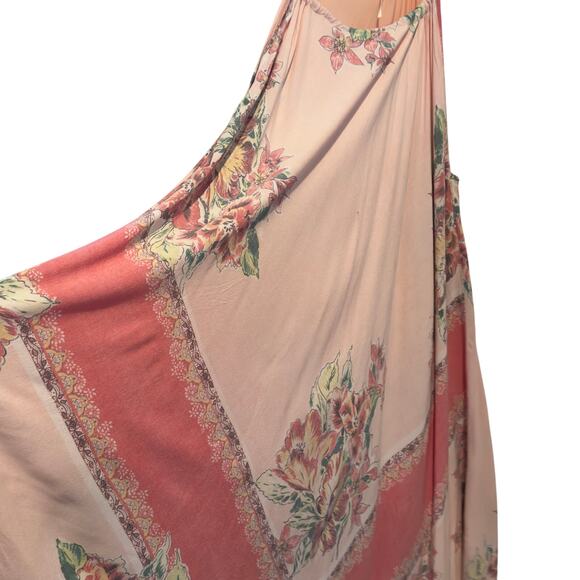 Free People Boho Hippie Tropical Mind's Eye Maxi Dress Women's Size Medium - Picture 3 of 9